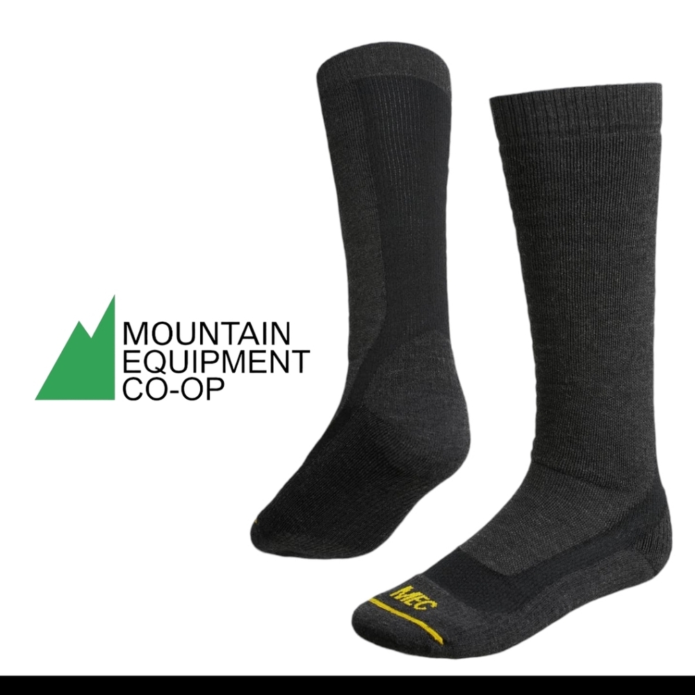 MEC Snowpark Merino Ski Socks - Unisex - Large